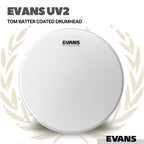EVANS UV2 Coated Drum Head | Tom Batter Drumheads Original