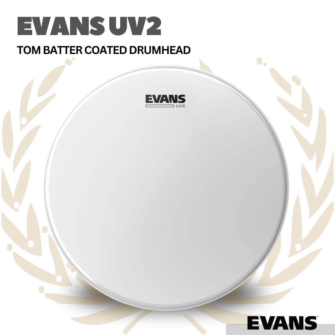 EVANS UV2 Coated Drum Head | Tom Batter Drumheads Original
