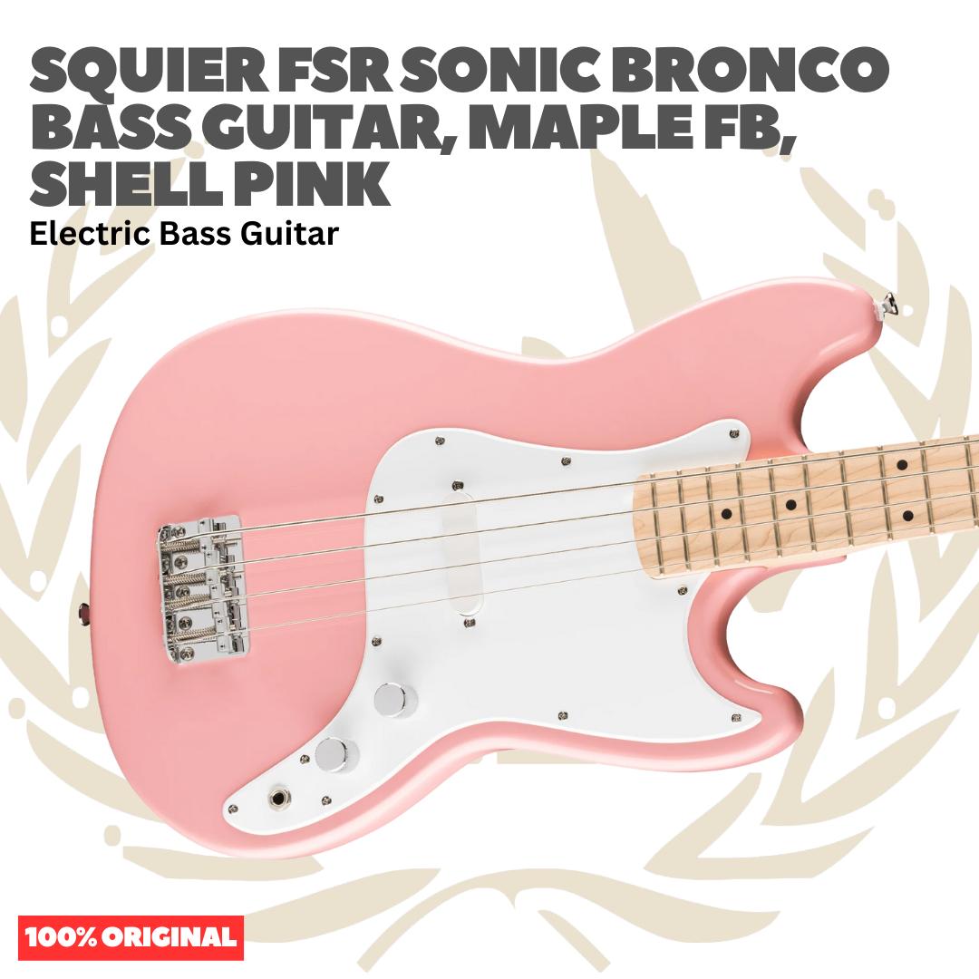 Squier FSR Sonic Bronco Bass Guitar - Bass Listrik Gitar Bass Elektrik Short Scale Original Asli
