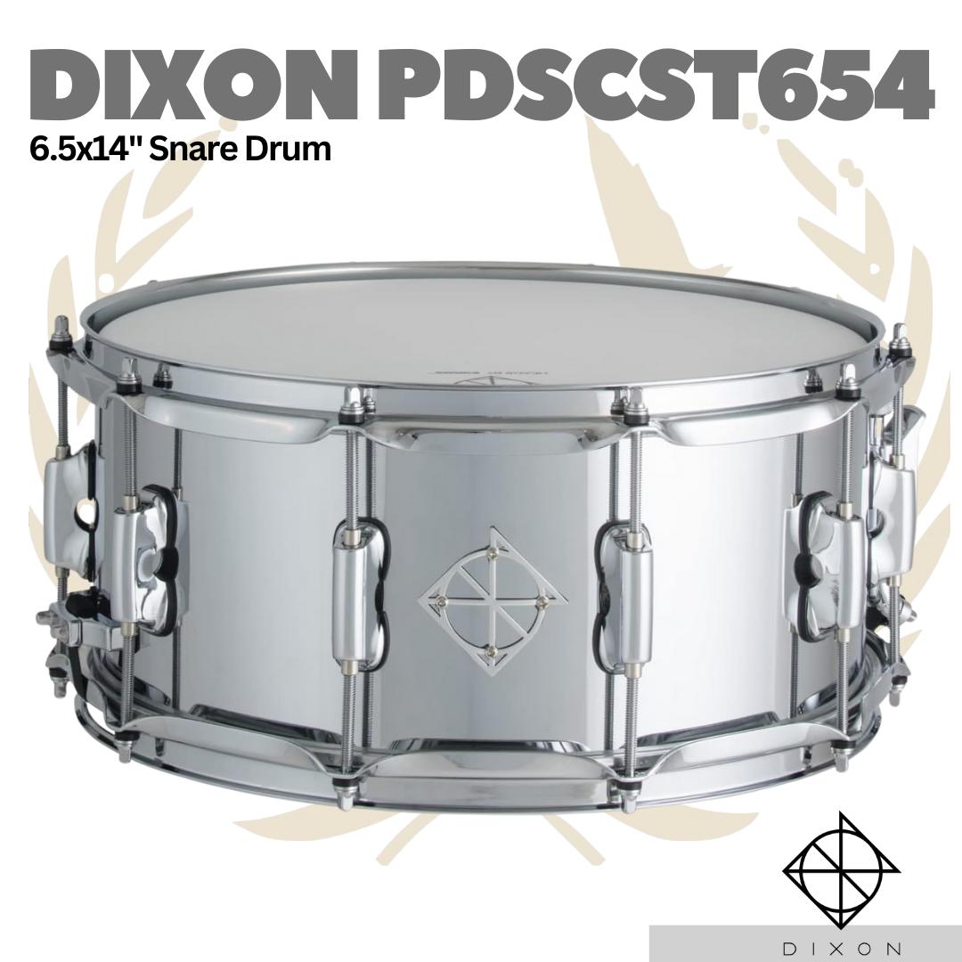 Dixon Cornerstone Steel PDSCST654 14X6.5 Snare Drum - Senar Drum