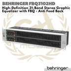 BEHRINGER ULTRAGRAPH PRO FBQ3102HD 31 Band Graphic Equalizer with FBQ