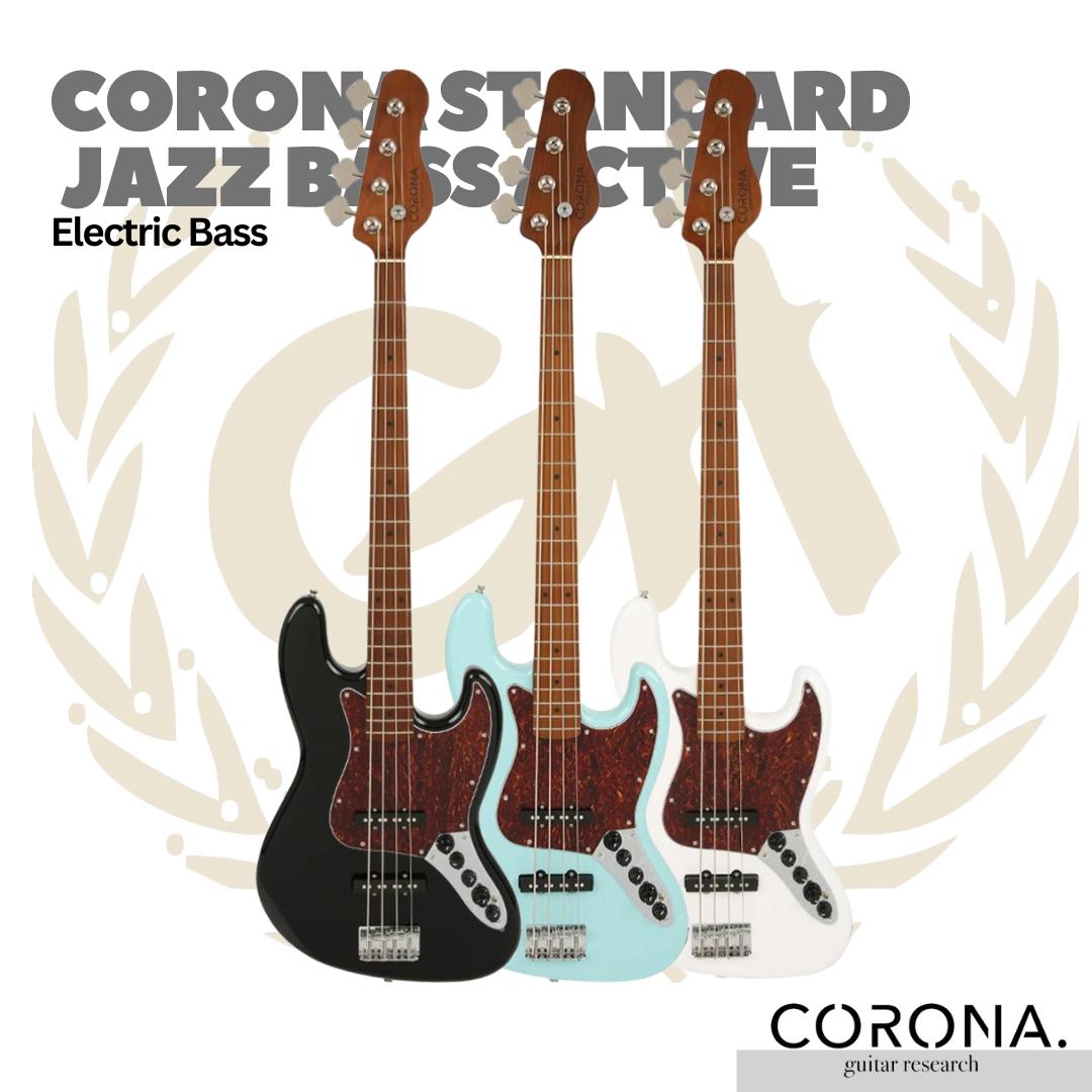CORONA Standard Jazz Bass Active Electric Bass - Bass Elektrik