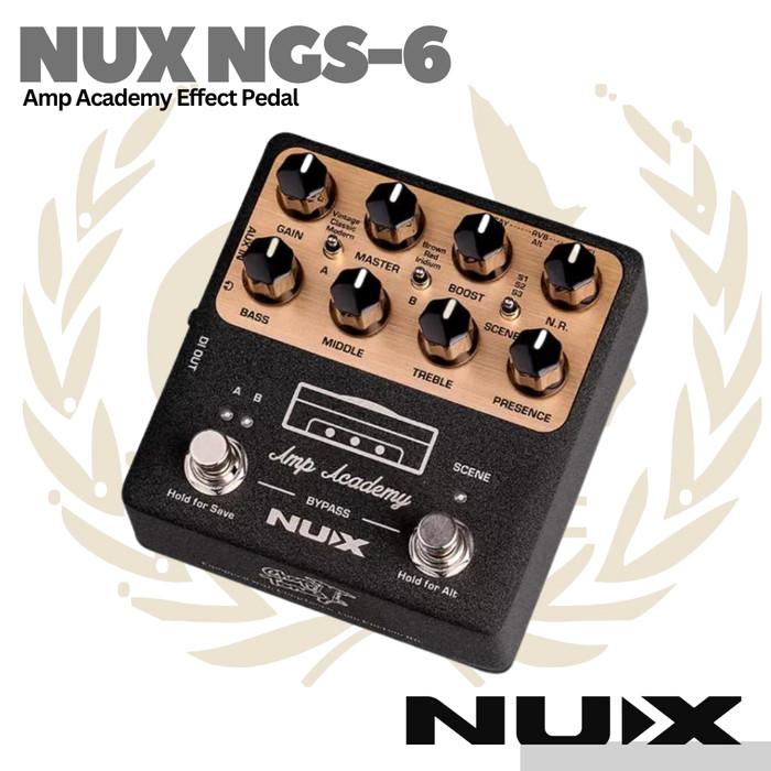 NUX Amp Academy NGS6 Amp Modeler Guitar Effect Pedal -  Efek NGS-6