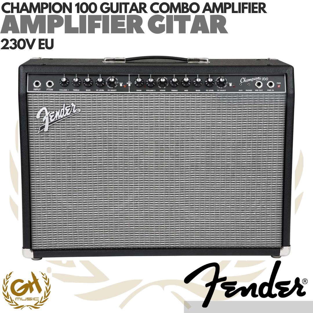 Fender Champion 100 Guitar Combo Amplifier, 230V EU | Ampli Gitar