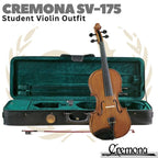 CREMONA SV-175 Violin Outfit | Biola 4/4 3/4 1/2 Size SV175