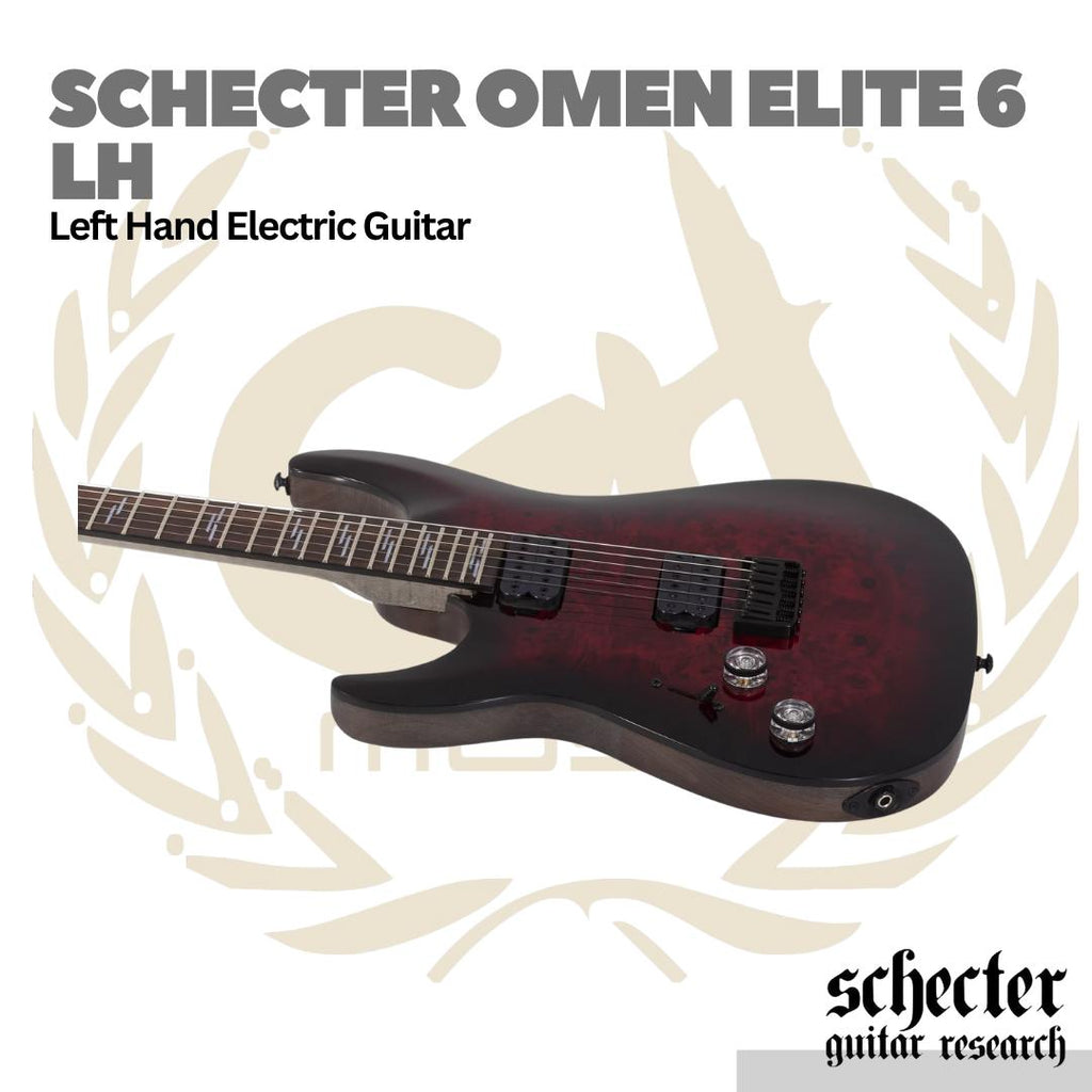 Schecter Omen Elite 6 Left Handed Electric Guitar | Gitar Elektrik Kidal