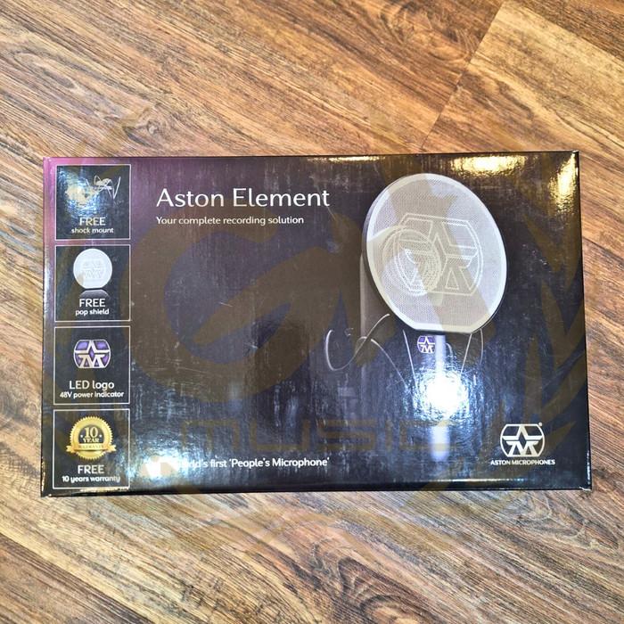 ASTON ELEMENT BUNDLE Condenser Microphone with Pop Filter & Shockmount (made in UK)