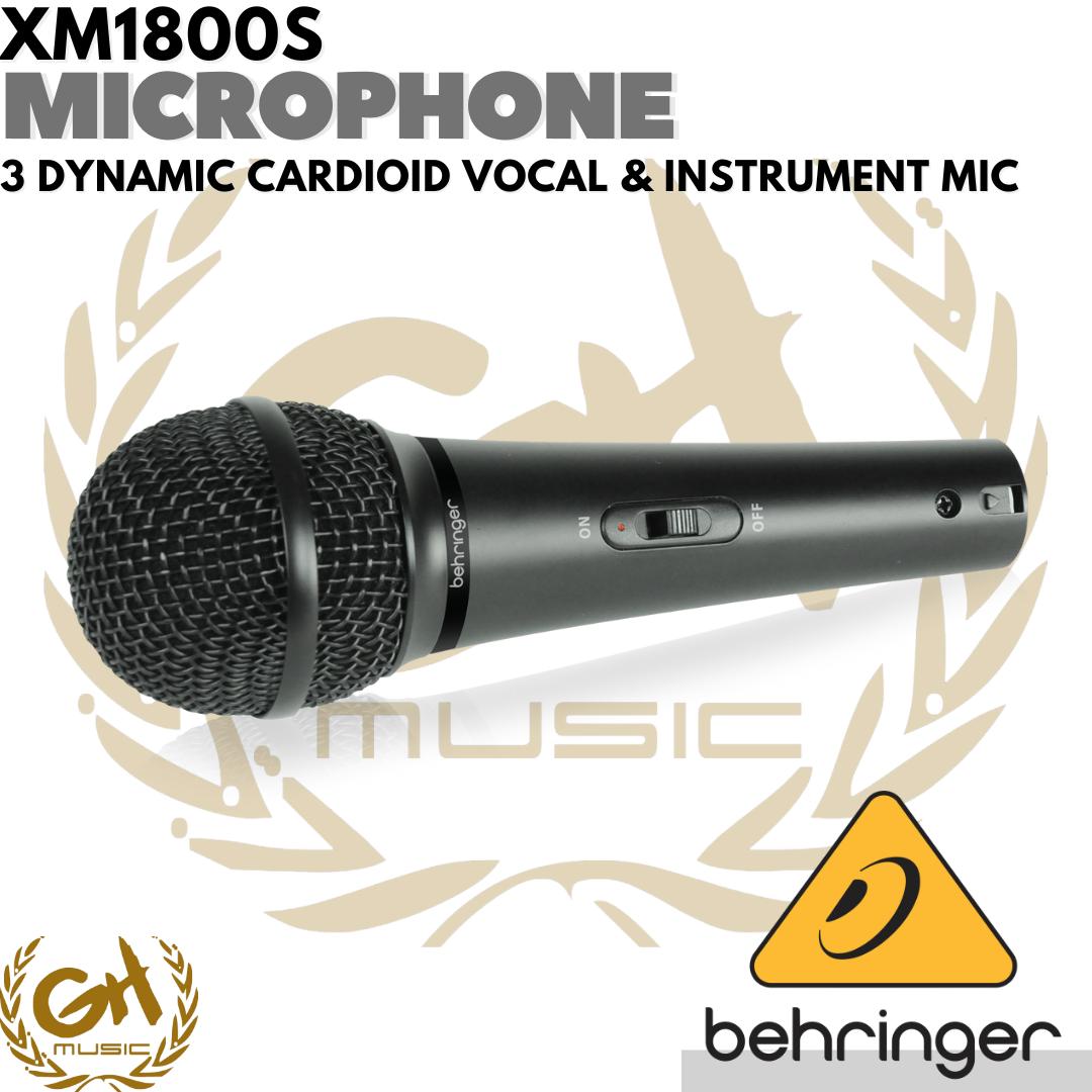 Behringer XM1800S 3 Dynamic Cardioid Vocal and Instrument Microphone