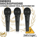 Behringer XM1800S 3 Dynamic Cardioid Vocal and Instrument Microphone