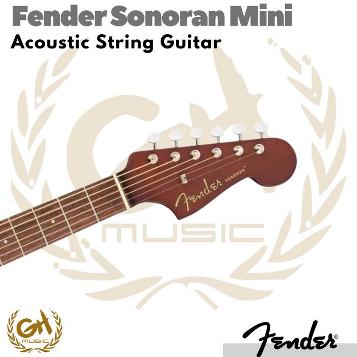 Fender Sonoran SCE Mini Guitar Free Softcase | Gitar Akustik String