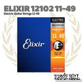 Elixir 12102 Nanoweb Electric Guitar Strings, Medium, 11-49
