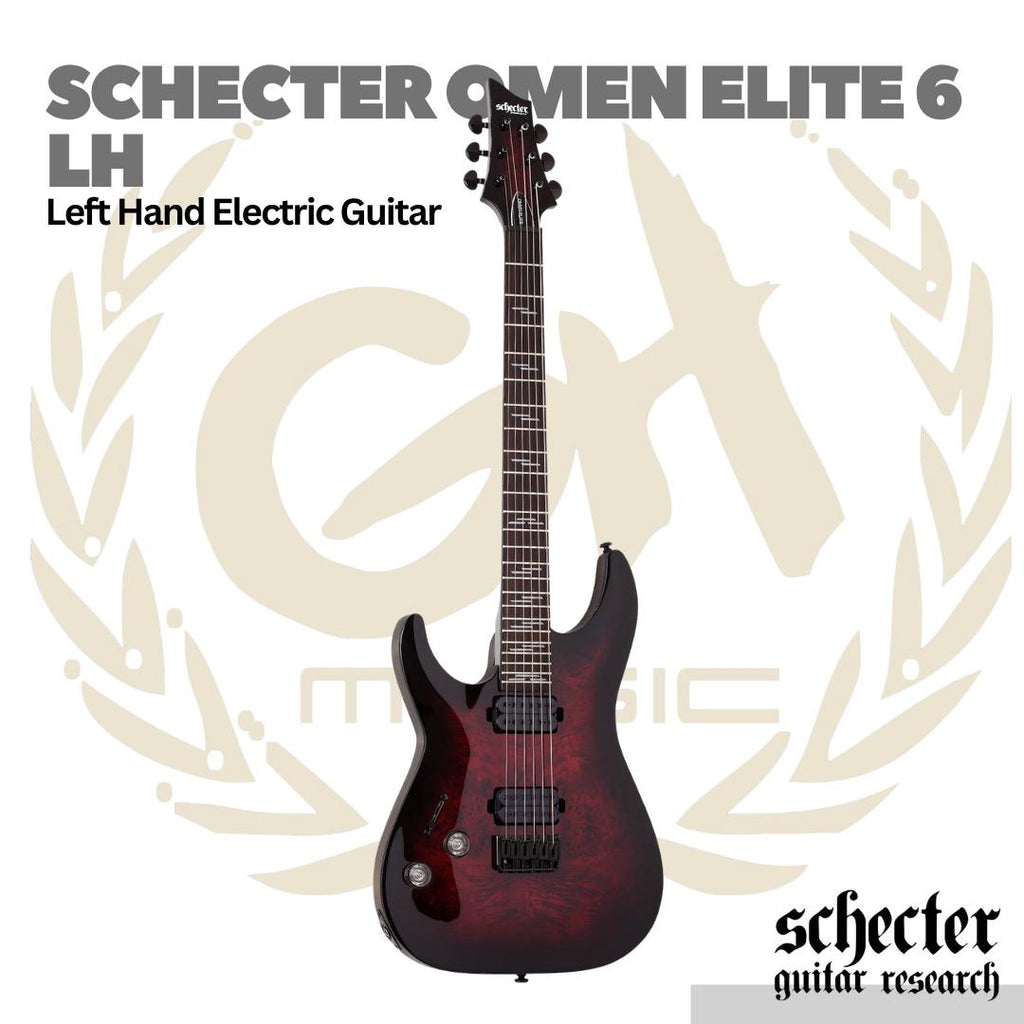 Schecter Omen Elite 6 Left Handed Electric Guitar | Gitar Elektrik Kidal
