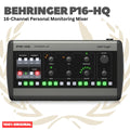 Behringer P16-HQ 16-Channel Personal Monitoring Mixer - P16HQ Mixer