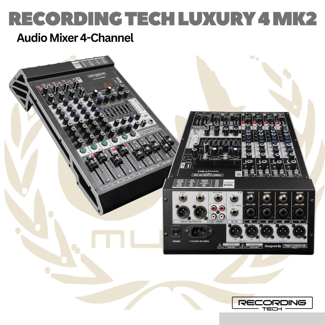 RECORDING TECH LUXURY MK2 MIXING CONSOLE | 4 6 8 12  Audio Mixer Channel