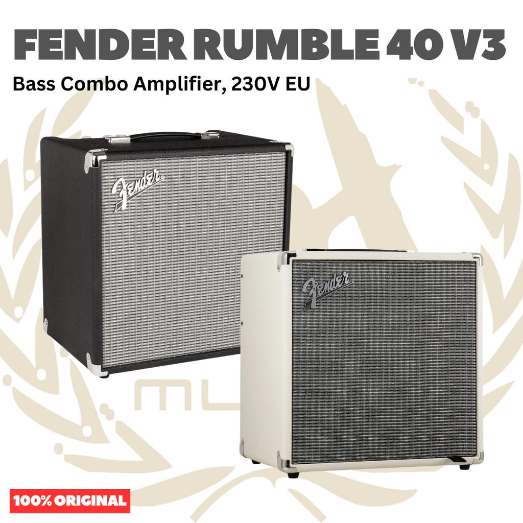 Fender Rumble 40 V3 Bass Amplifier | Ampli Bass 40 Watt Original