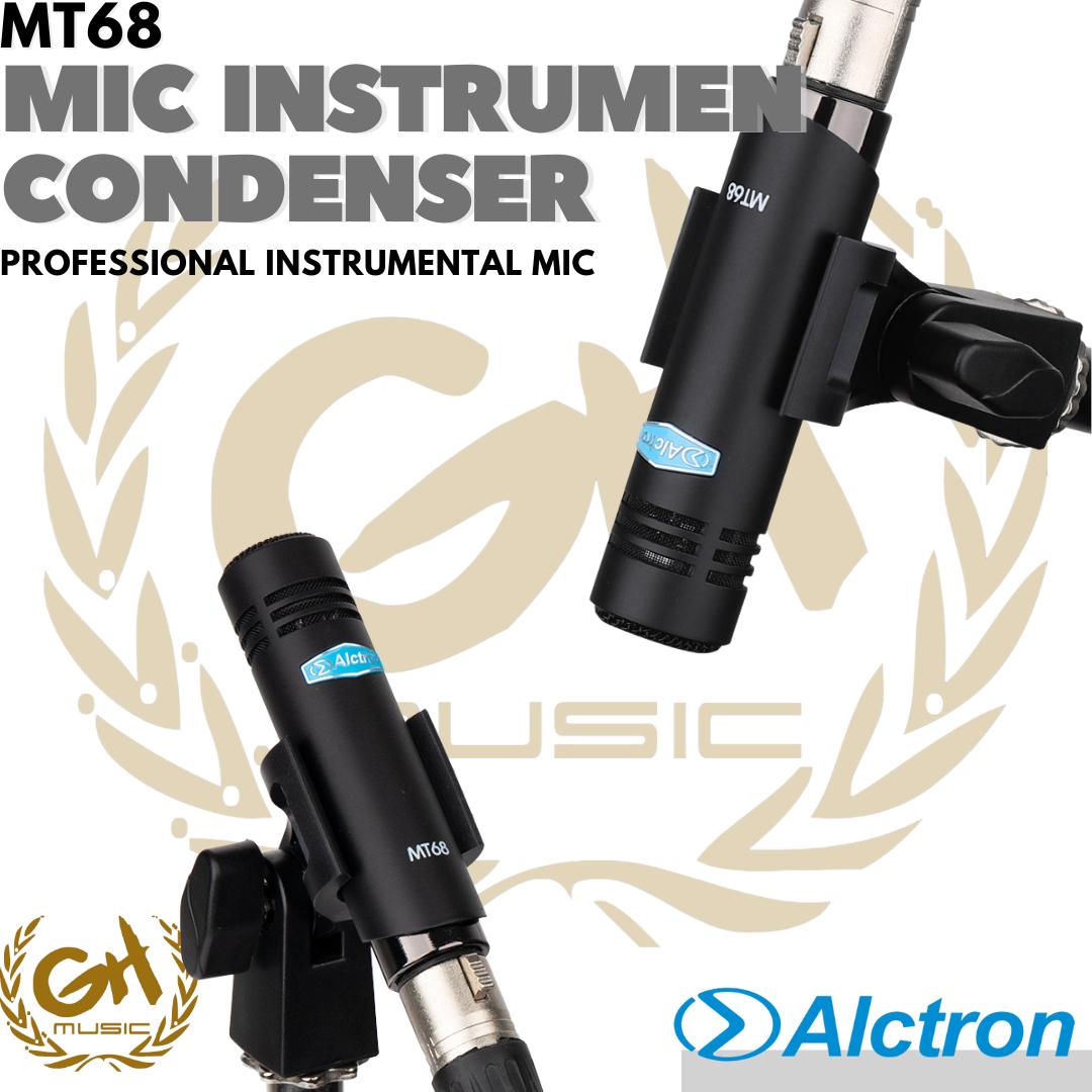 ALCTRON MT68 CONDENSER INSTRUMENT MICROPHONE - Mic Instrumen Condenser