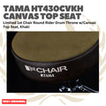 TAMA HT430CV Limited 1st Chair Round Rider Drum Throne w/Canvas Top Seat - Kursi Drum Bangku Drum