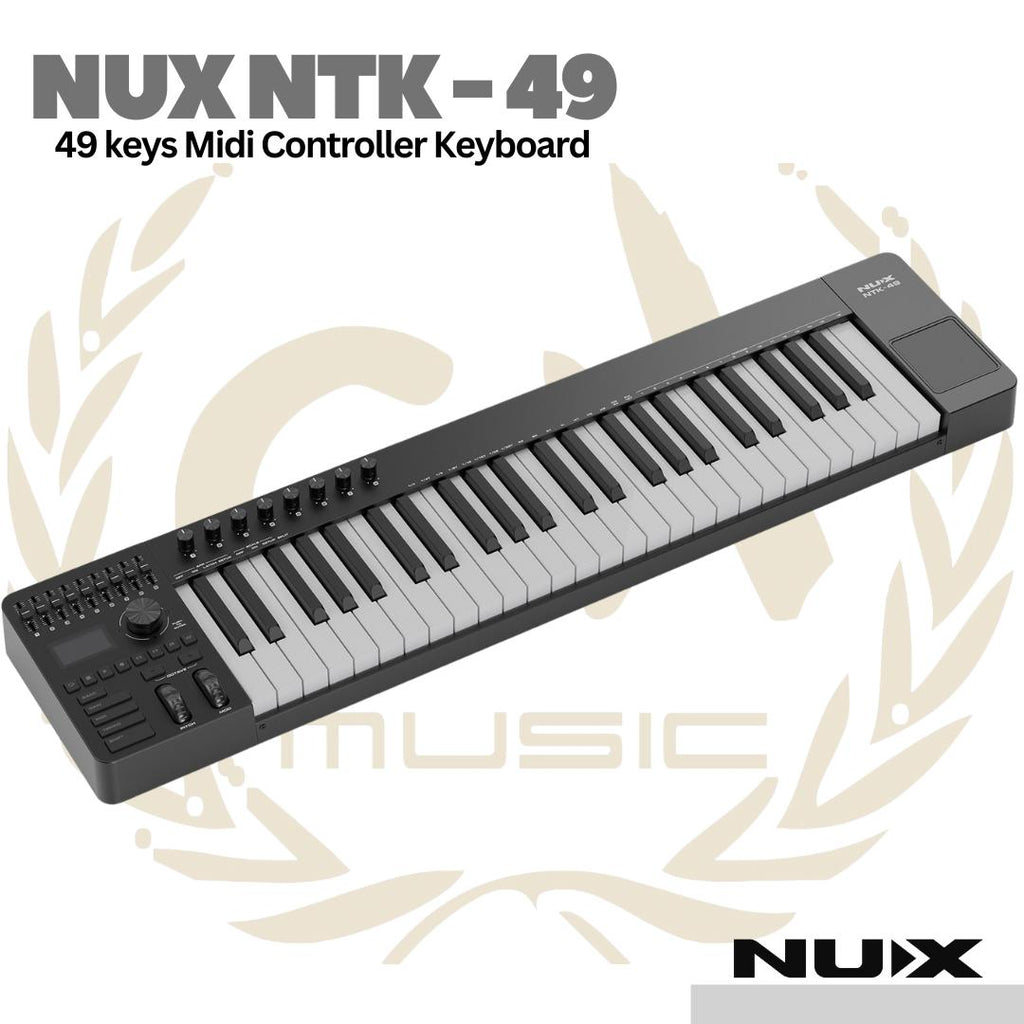 Nux NTK-49 Midi Keyboard Controller 49 Keys - Keyboard