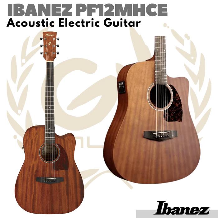 Ibanez PF12MHCE Acoustic Electric Guitar | Gitar Akustik Elektrik