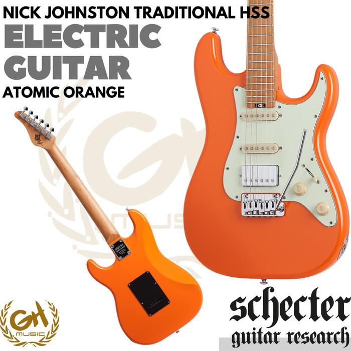 SCHECTER NICK JOHNSTON TRADITIONAL HSS ELECTRIC GUITAR, GITAR ELEKTRIK