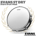 EVANS ST DRY COATED WHITE Snare Drum Head | 13" 14" inch Membran Kulit