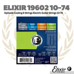 Elixir 19062 10-74 OPTIWEB 8-strings Electric Guitar Strings