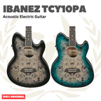Ibanez TCY10PA Talman with Double Cutaway Body Acoustic-Electric Guitar - Gitar Akustik Elektrik