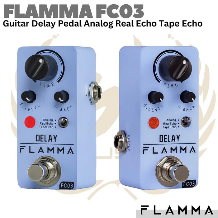 FLAMMA FC03 Guitar Delay Pedal Analog Real Echo Tape Echo | Efek Gitar