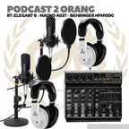 PAKET PODCAST 2 ORANG MURAH BERKUALITAS MAONO A03T + RT ELEGANT 6