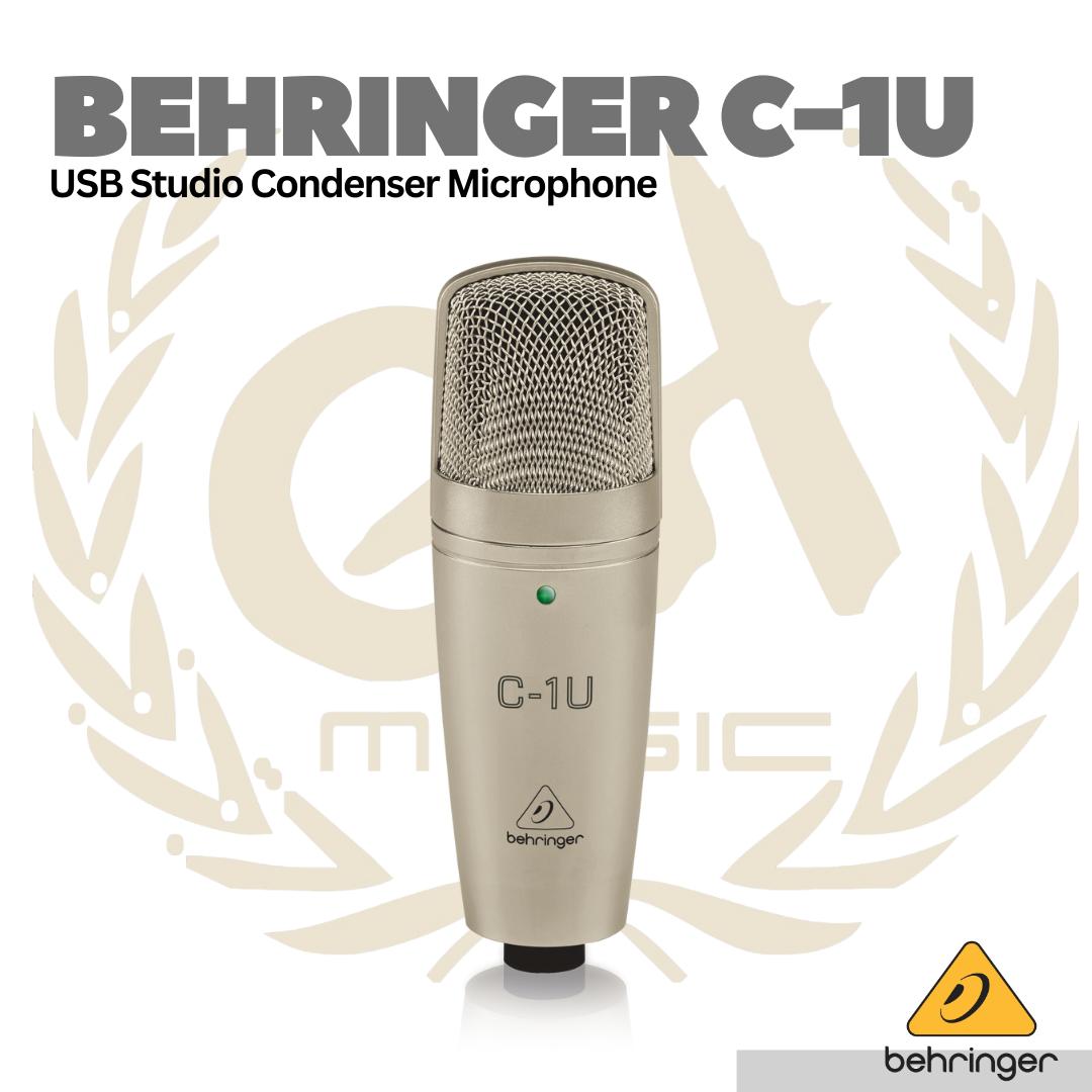 Behringer C-1U Studio Condenser USB Microphone - MIc Kondenser USB