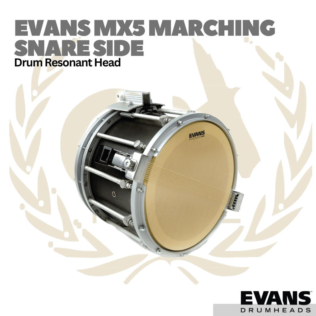 Evans MX5 Marching Snare Side Resonant Head - Membran Drum