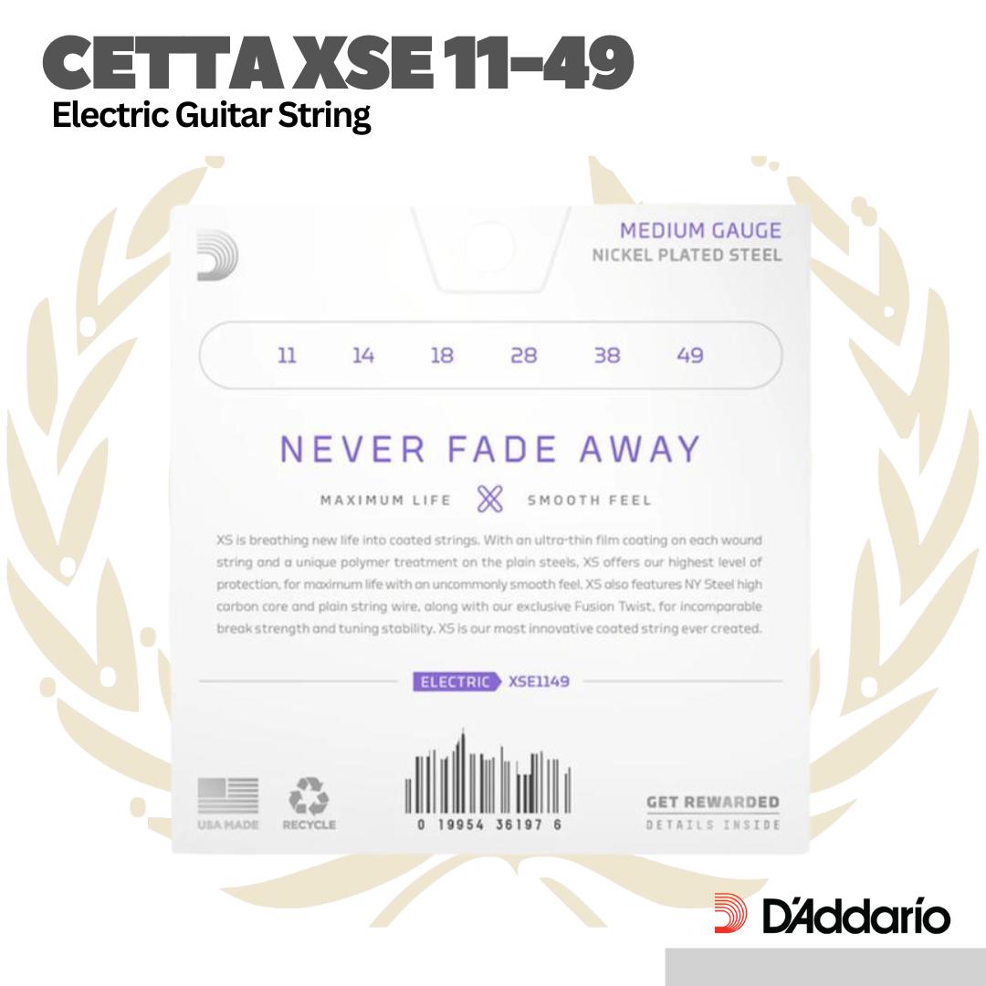 D'addario XSE1149 Electric Guitar String - Senar Gitar Elektrik 11-49