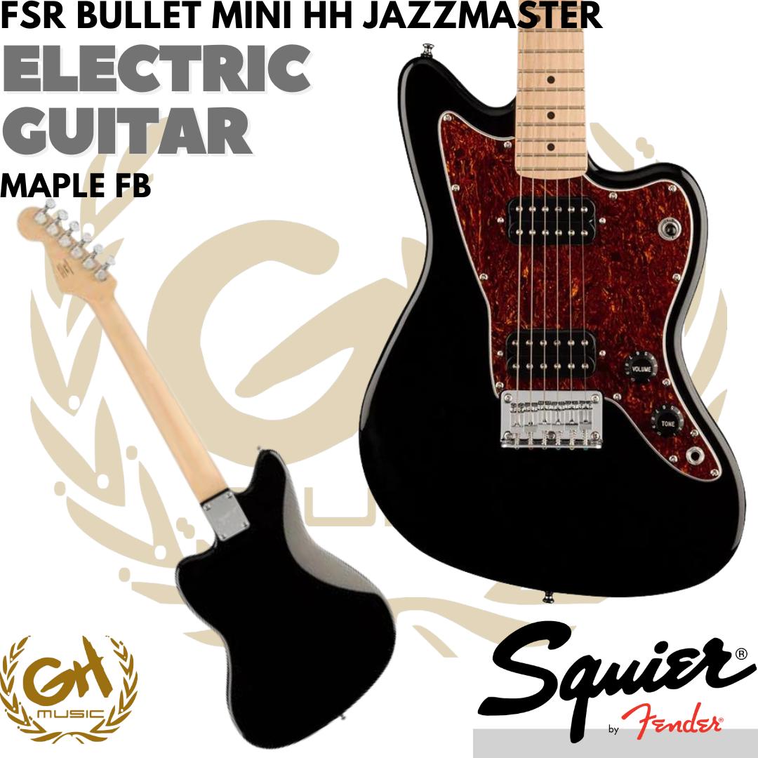 Squier FSR Bullet Mini HH Jazzmaster Electric Guitar, Maple FB