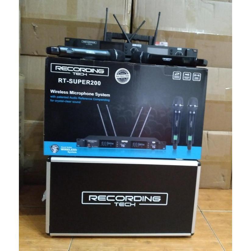 RECORDING TECH RT SUPER200 WIRELESS MICROPHONE - 2 CHANEL MIC WIRELESS