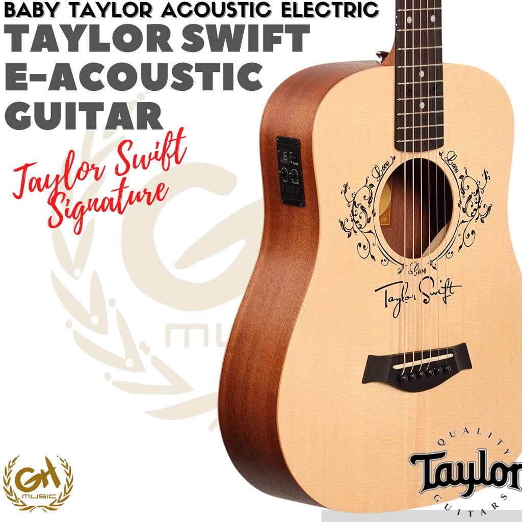 Taylor Baby Taylor-e Acoustic Guitar w/Bag, Taylor Swift Signature