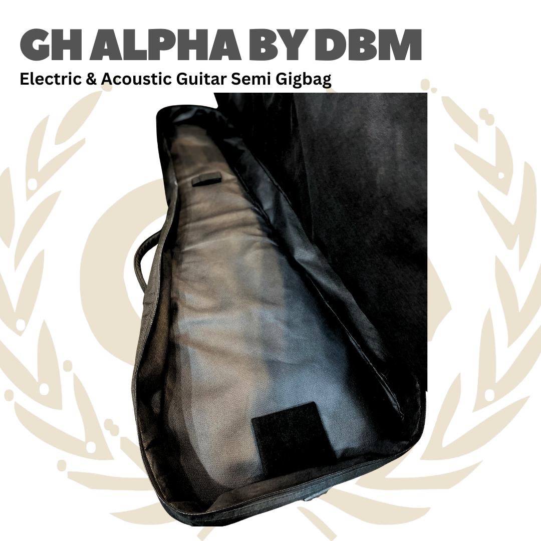 NB GH Alpha Acoustic By DBM Guitar Semi Gigbag - Tas Gitar Akustik Semi Gigbag GH Tas Gitar Klasik Semi Gigbag