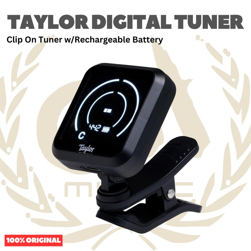 Taylor Digital Tuner w/Rechargeable Battery, K9 - Tuner Gitar Bass