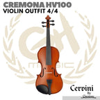 CREMONA HV100 VIOLIN OUTFIT 4/4 3/4 1/2 | Biola HV 100