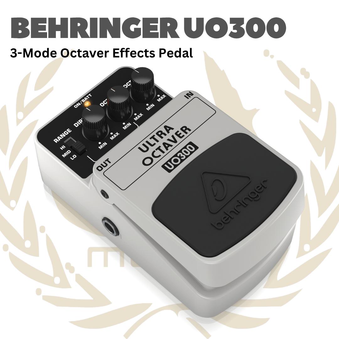 Behringer UO300 3-Mode Octaver Effects Pedal - Efek Pedal UO 300 | UO-300