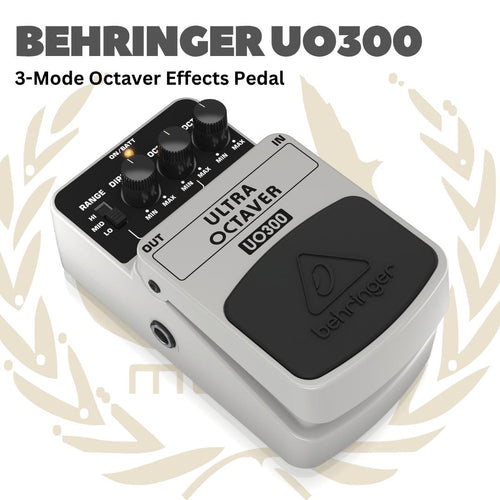 Behringer UO300 3-Mode Octaver Effects Pedal - Efek Pedal UO 300 | UO-300