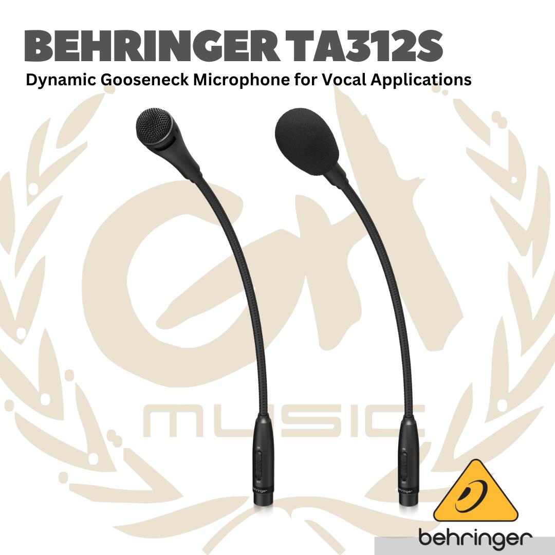 Behringer TA312S Dynamic Gooseneck Microphone for Vocal Applications