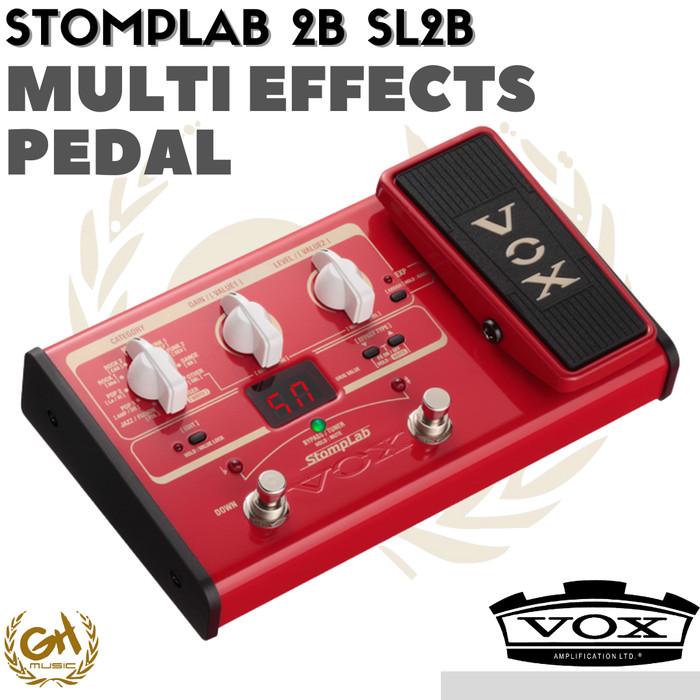 VOX SL2B STOMPLAB 2B BASS MULTI EFFECTS PEDAL, PEDAL BASS MULTI EFEK
