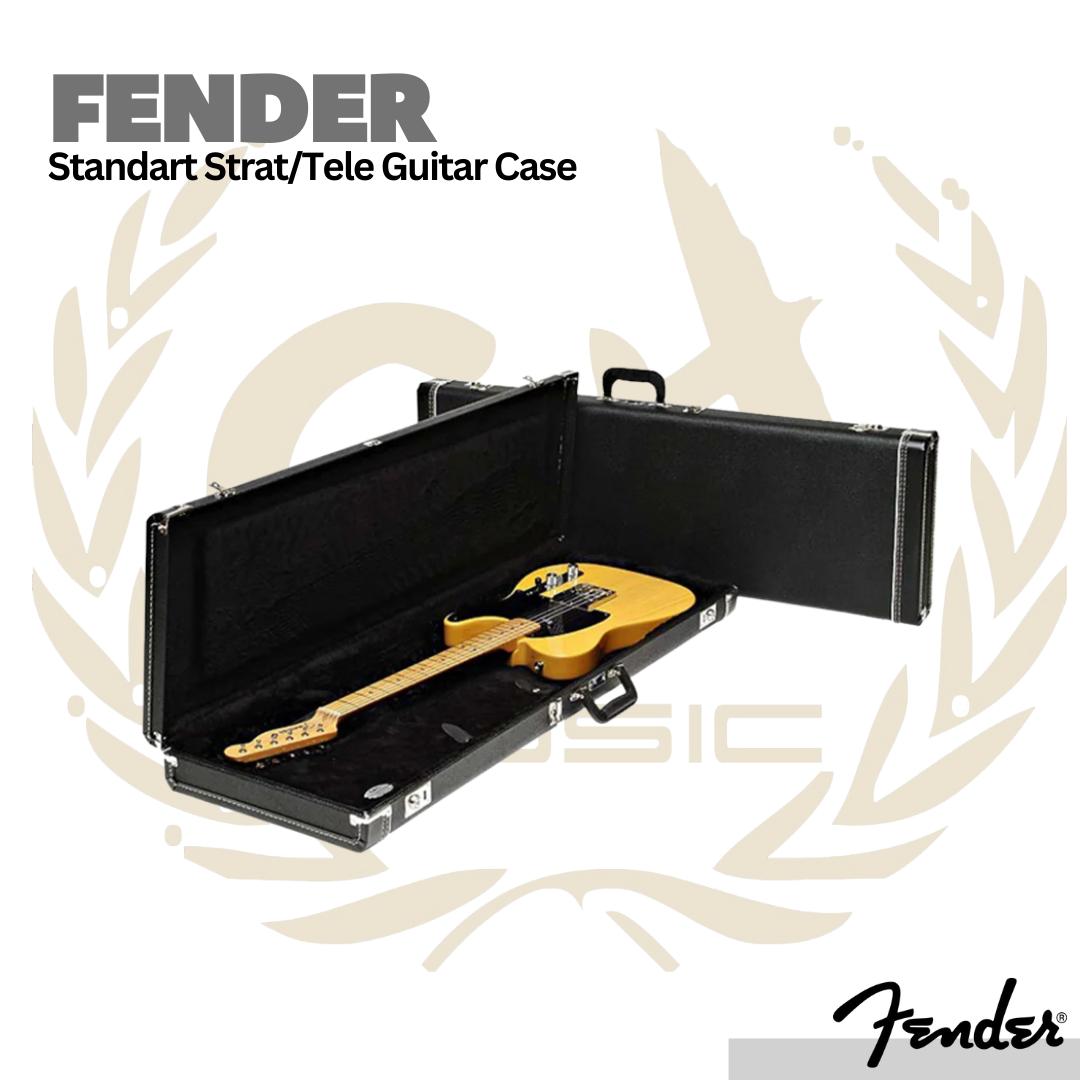 Fender Standard Strat/Tele Guitar Case, Black - Hardcase Gitar