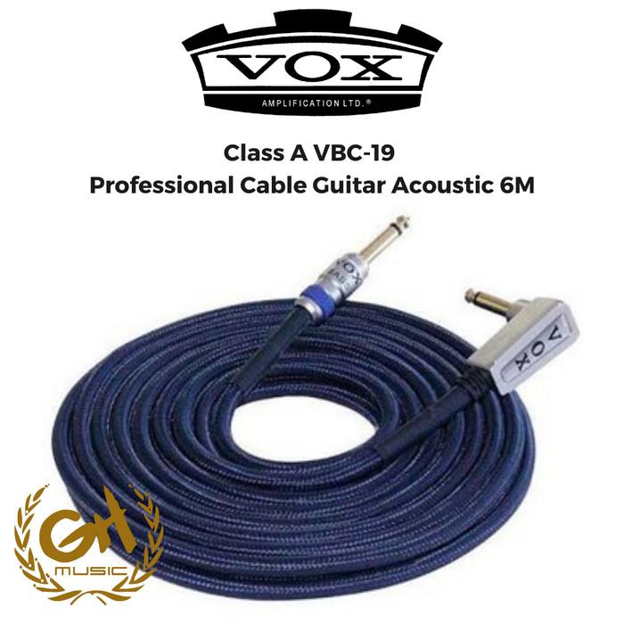 Vox Class A VBC-19 Professional Bass -Guitar Cable 6M