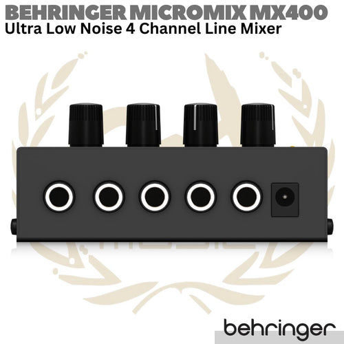 BEHRINGER MICROMIX MX400 4 Channel Line Mixer | Mini Compact Portable