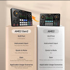 MAONO AME2 Gen II Maonocaster Live Streaming & Portable Podcast Console Gen 2 | Soundcard AM - E2 Mark 2