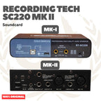Recording Tech SC220 MK-I & MK-II Professional Audio Interface Soundcard for Recording or Live Streaming - Sound Card SC-220
