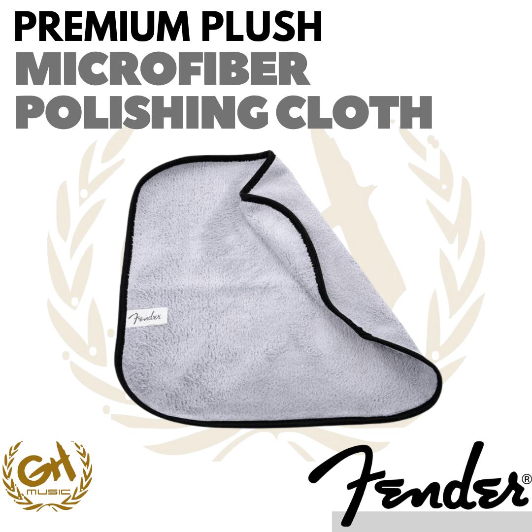 FENDER PREMIUM PLUSH MICROFIBER POLISH CLOTH - Kain Pembersih Gitar
