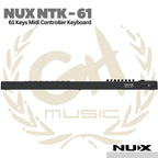 Nux NTK-61 Midi Keyboard Controller 61 Keys - Keyboard