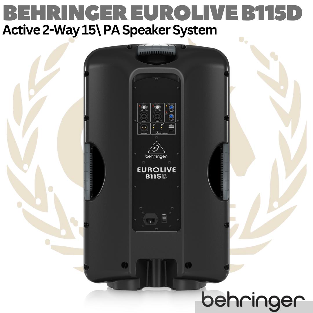 BEHRINGER EUROLIVE B115D Active 2 Way 15" PA Speaker System | Aktif